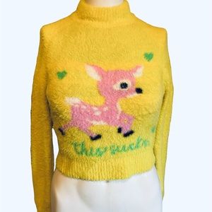 NEW Urban Outfitters Cleo This Sucks Mockneck Sweater